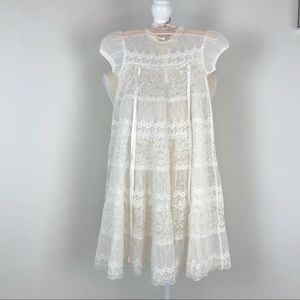 Handmade White Lace Special Occasion Dress